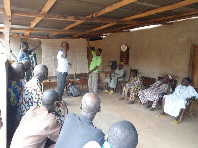 Séance de restitution sur la forêt sacrée de Igbolakoun à Bantè